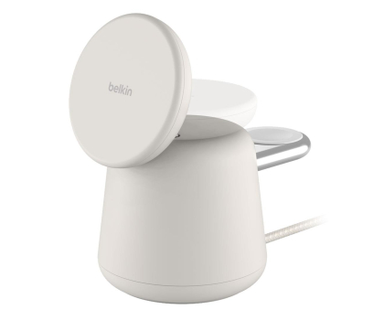 Ładowarka i akumulator BELKIN Bezprzewodowa ładowarka BoostCharge Pro 2w1 Mag Safe Sand WIZ020vfH37